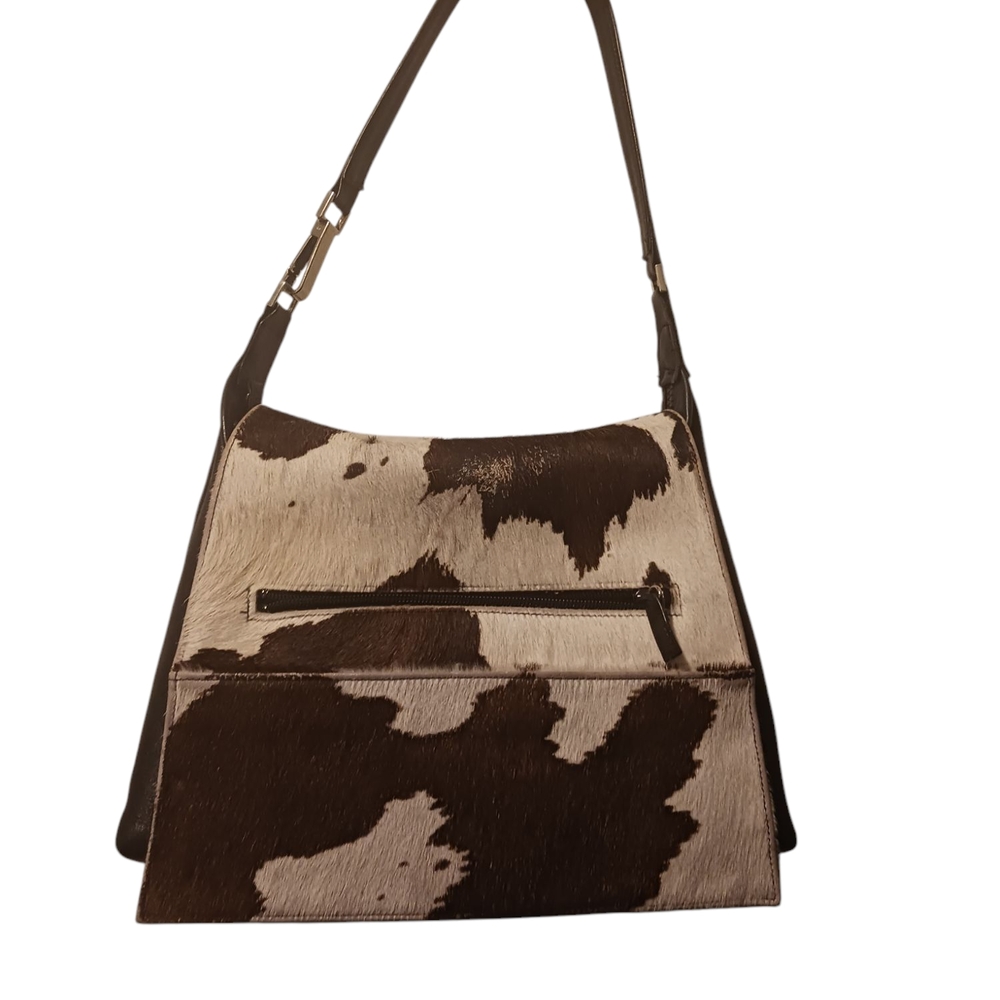 Cowhide Pattern Shoulder Bag